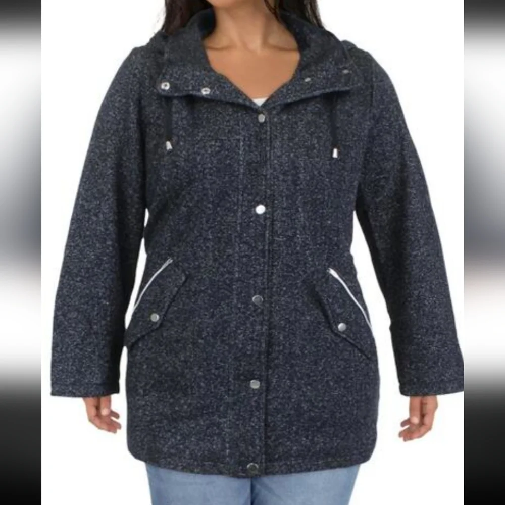 Avenue Dark Gray Utility Jacket - Picture 1 of 13